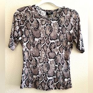 NEW W/ TAGS — AFRM Snake Skin Mesh Top